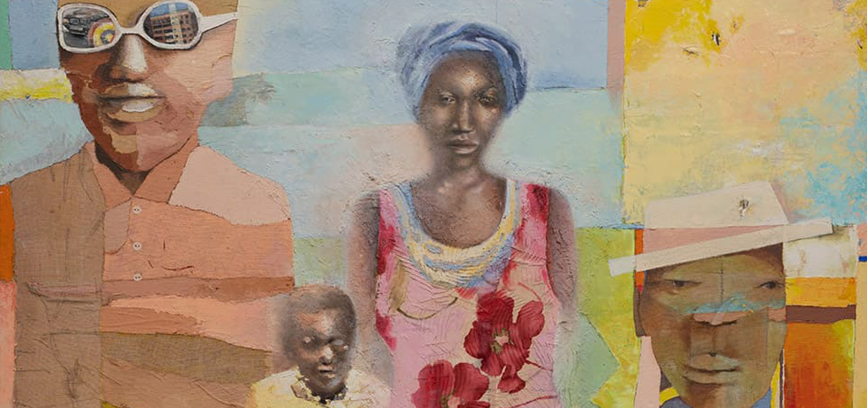 Art work of african people