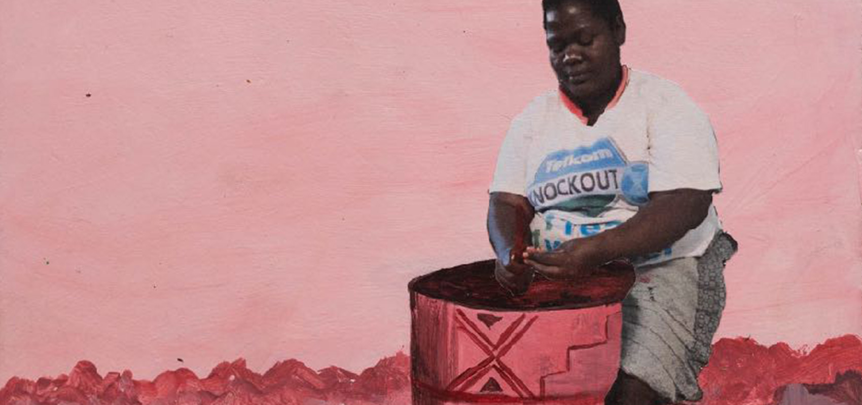 painting of an african woman