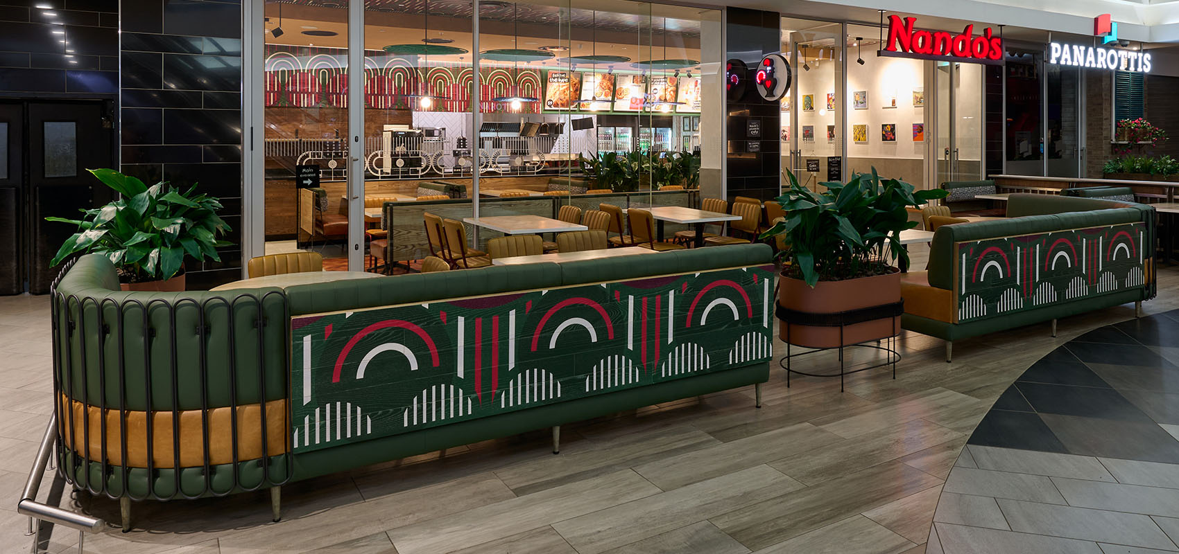 Outside shot of Nando's Vaal mall