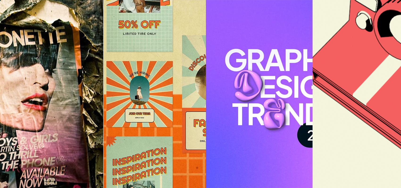 An image with design posters